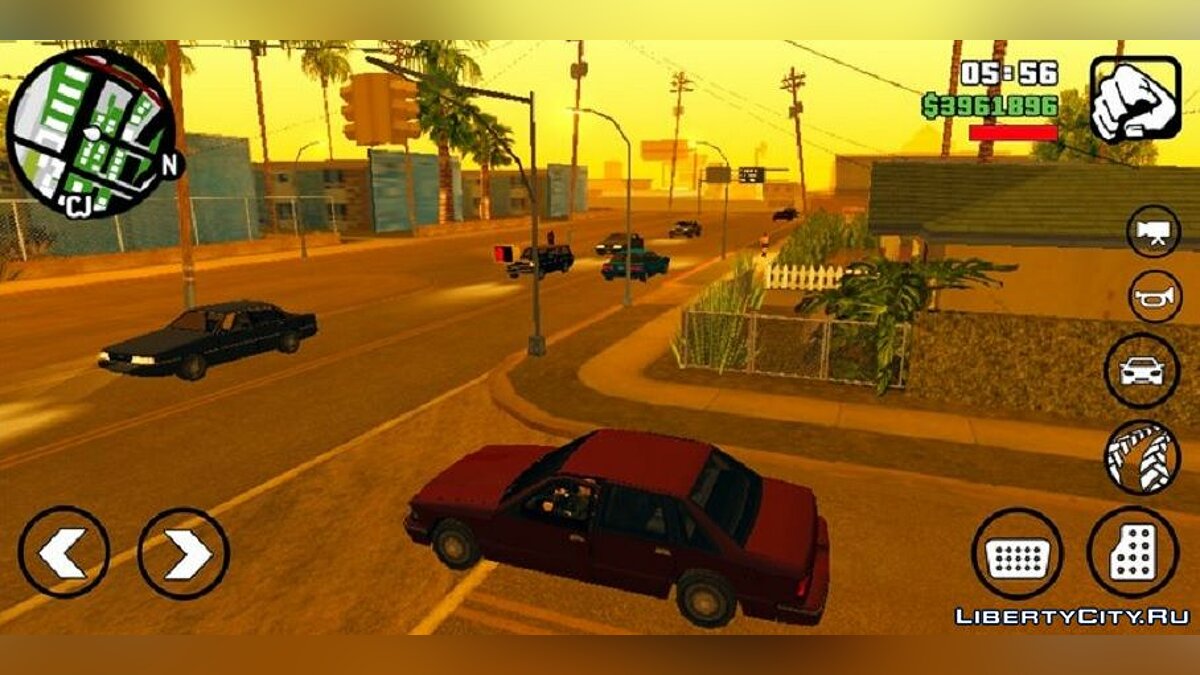 Download Ability to customize traffic for GTA San Andreas (iOS, Android)