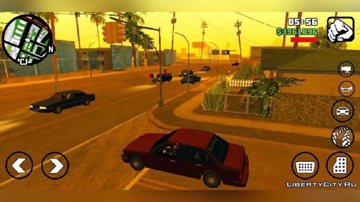 Average Traffic Mode / GTA San Andreas (iOS, Android)