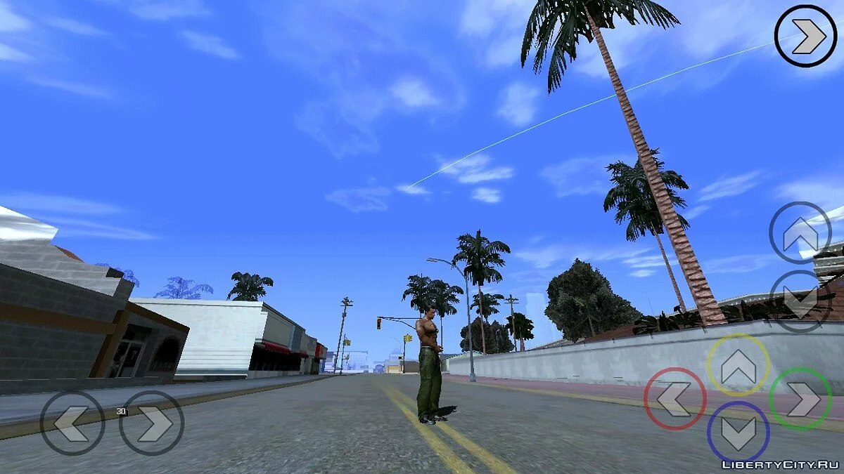 Вільна камера (Можливість робити фото в грі) V6.3 / GTA San Andreas (iOS, Android)