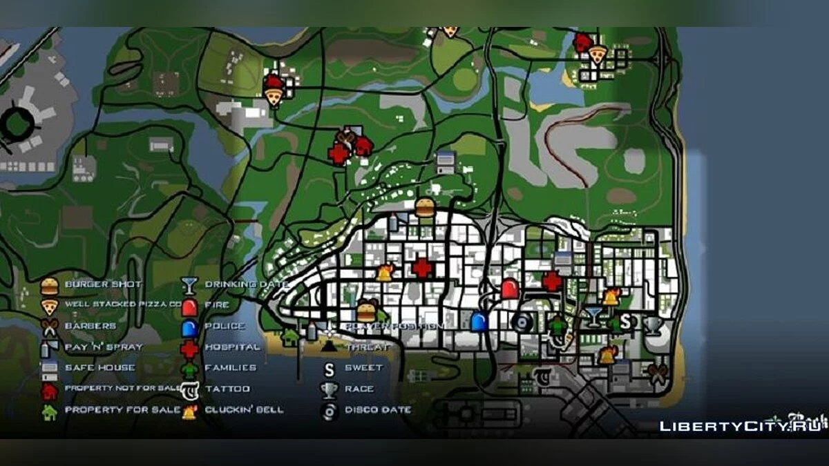 All Map Icons 2020 / GTA San Andreas (iOS, Android)