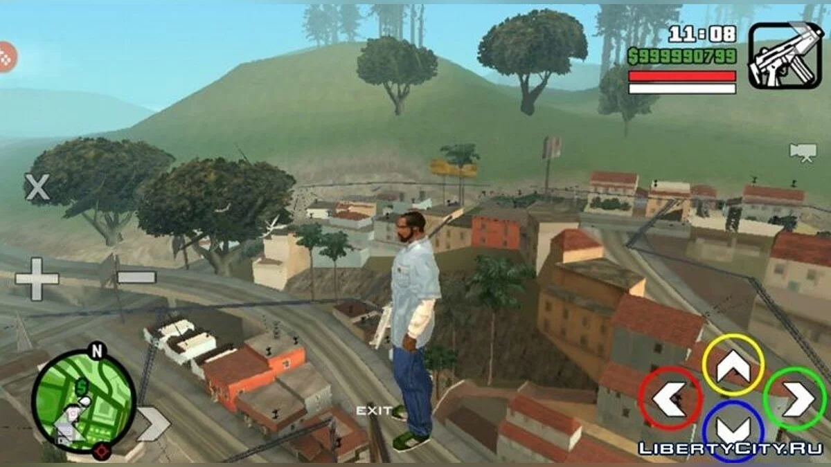 GTA 5 Style Airbreak / GTA San Andreas (iOS, Android)