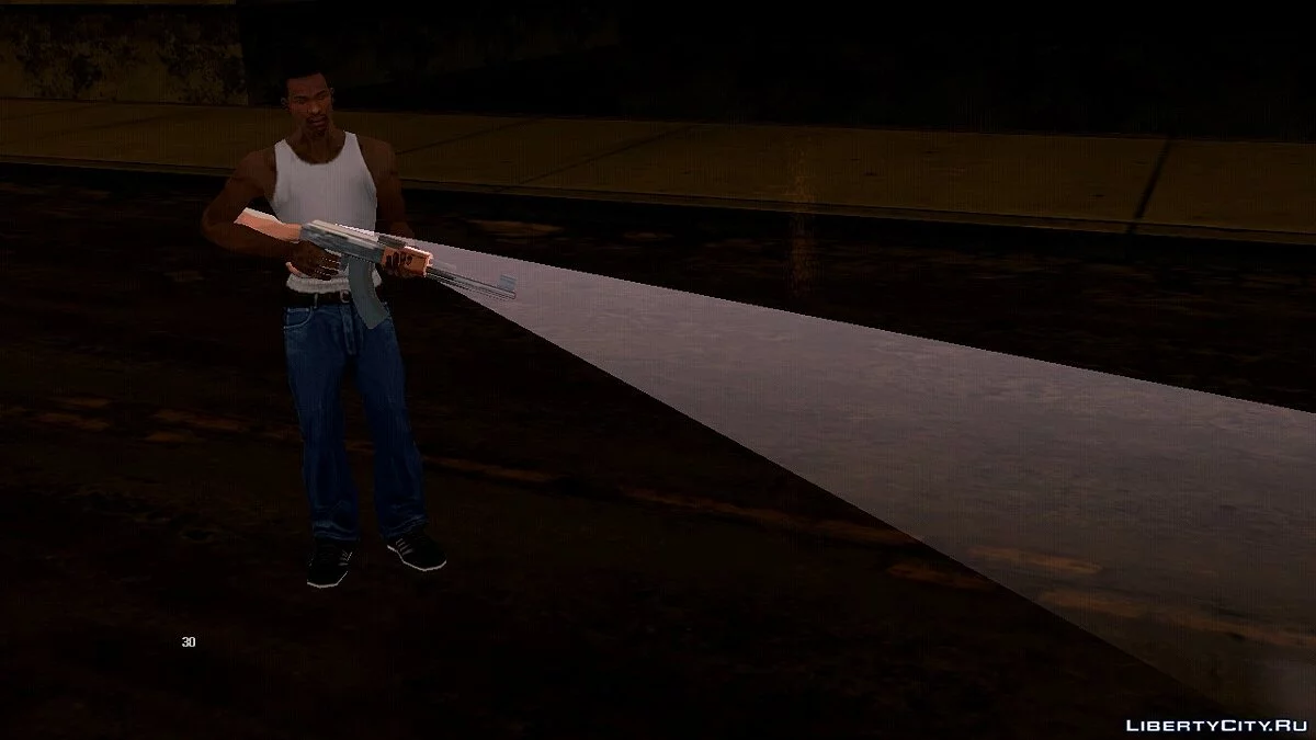 Weapon Flashlight (like in GTA 5) / GTA San Andreas (iOS, Android)