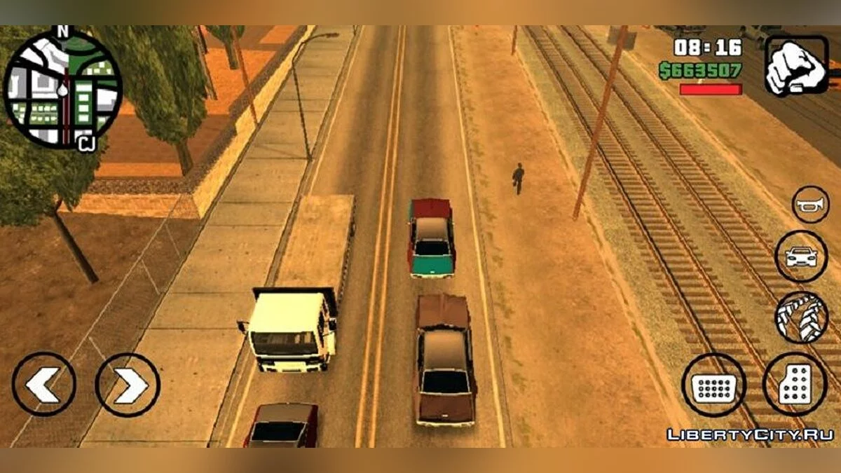 Камера як у GTA Chinatown Wars V1 / GTA San Andreas (iOS, Android)