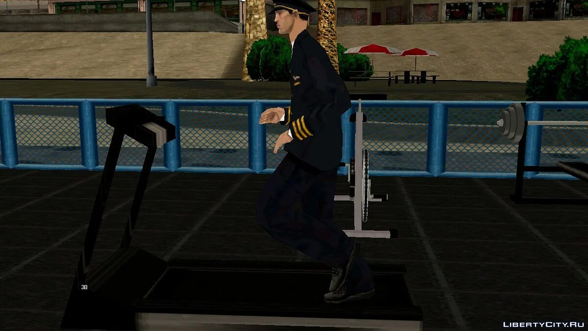 Academia de Praia Estilo GTA 5 / GTA San Andreas (iOS, Android)