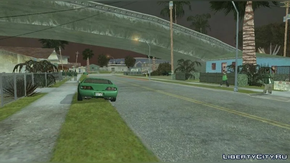Припарковані автомобілі на Grove Street / GTA San Andreas (iOS, Android)