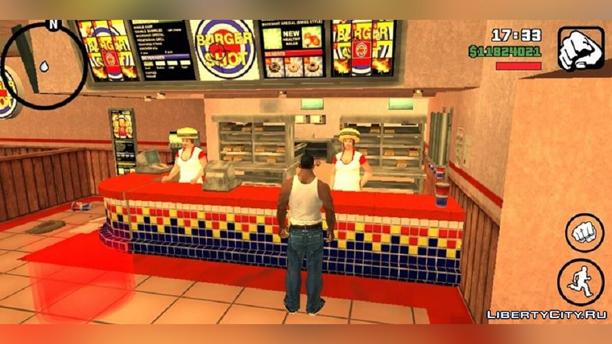 Download realistic food for GTA San Andreas (iOS, Android)