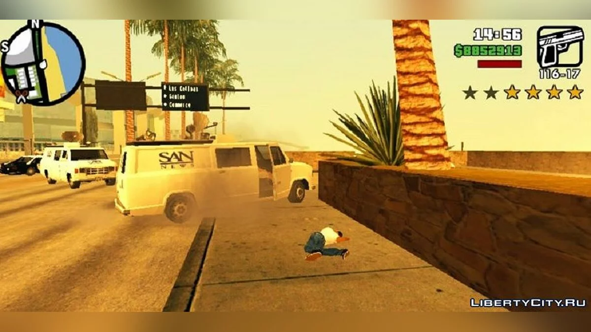 Reporter verfolgen dich / GTA San Andreas (iOS, Android)