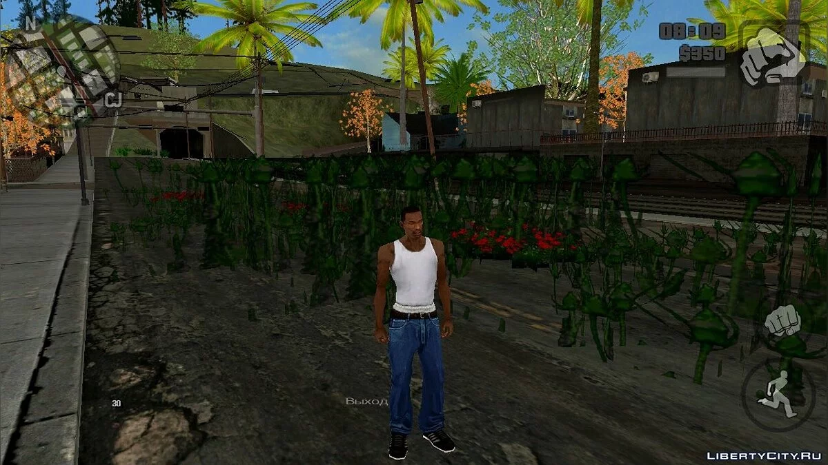 Спавн рослинності v1 / GTA San Andreas (iOS, Android)