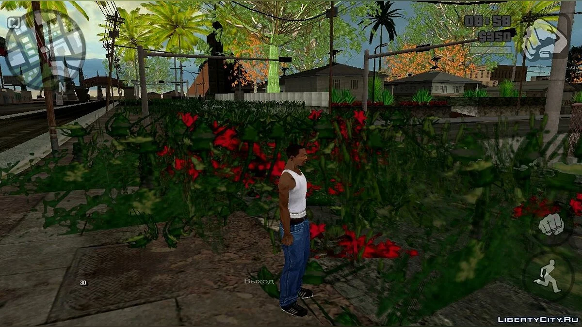 Спавн рослинності v1 / GTA San Andreas (iOS, Android)