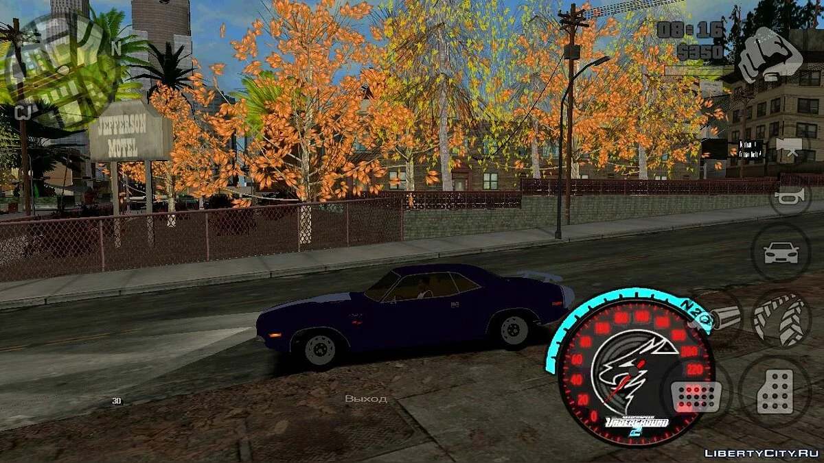 Velocímetro de Need For Speed: Underground 2 / GTA San Andreas (iOS, Android)