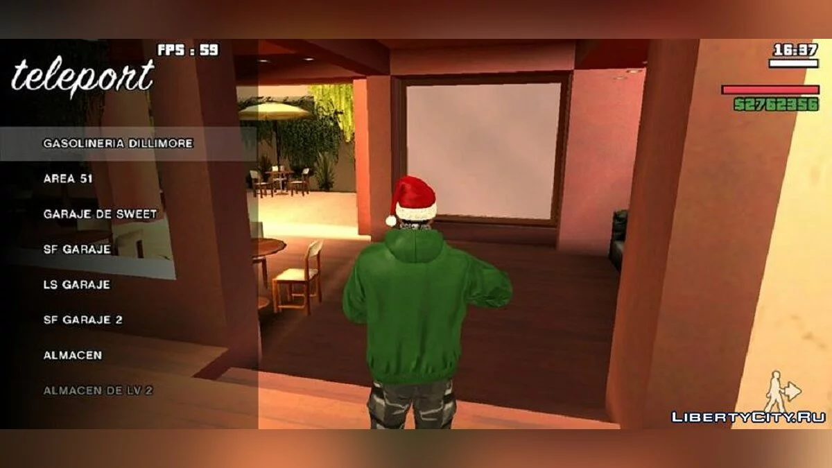 Можливість телепортації в інтер'єри / GTA San Andreas (iOS, Android)