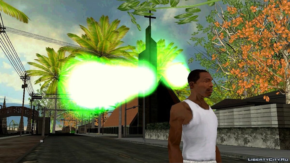 Зелений дим з голови / GTA San Andreas (iOS, Android)