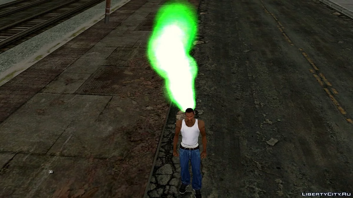 Зелений дим з голови / GTA San Andreas (iOS, Android)