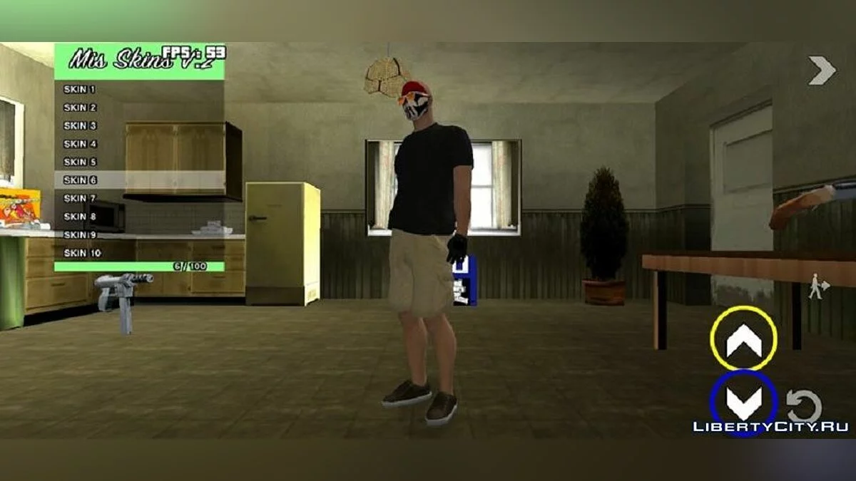 Selector de Skins (Opción para agregar nuevos personajes) V2 / GTA San Andreas (iOS, Android)
