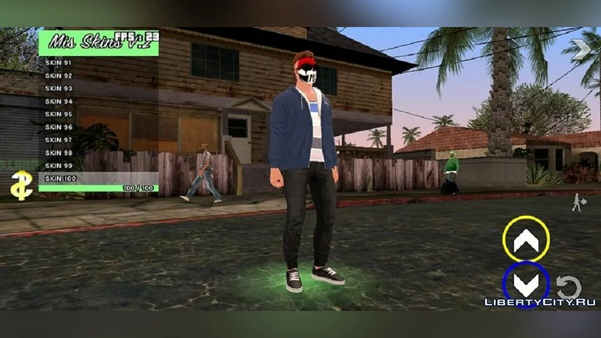 Selector de Skins (Opción para agregar nuevos personajes) V2 / GTA San Andreas (iOS, Android)