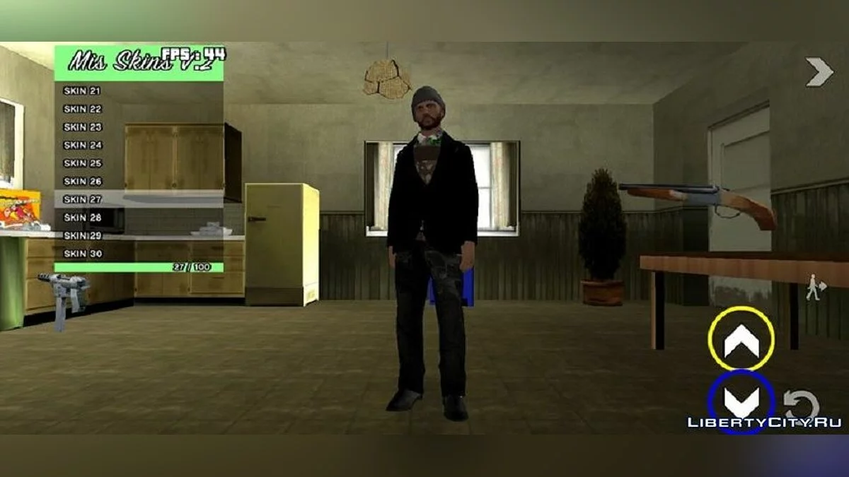 Selector de Skins (Opción para agregar nuevos personajes) V2 / GTA San Andreas (iOS, Android)