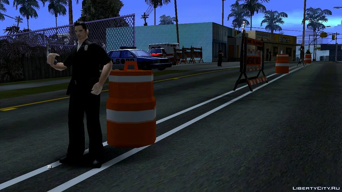 Контрольно-пропускной пункт полиции / GTA San Andreas (iOS, Android)