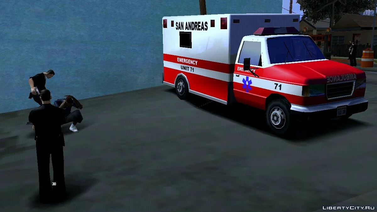 Контрольно-пропускной пункт полиции / GTA San Andreas (iOS, Android)