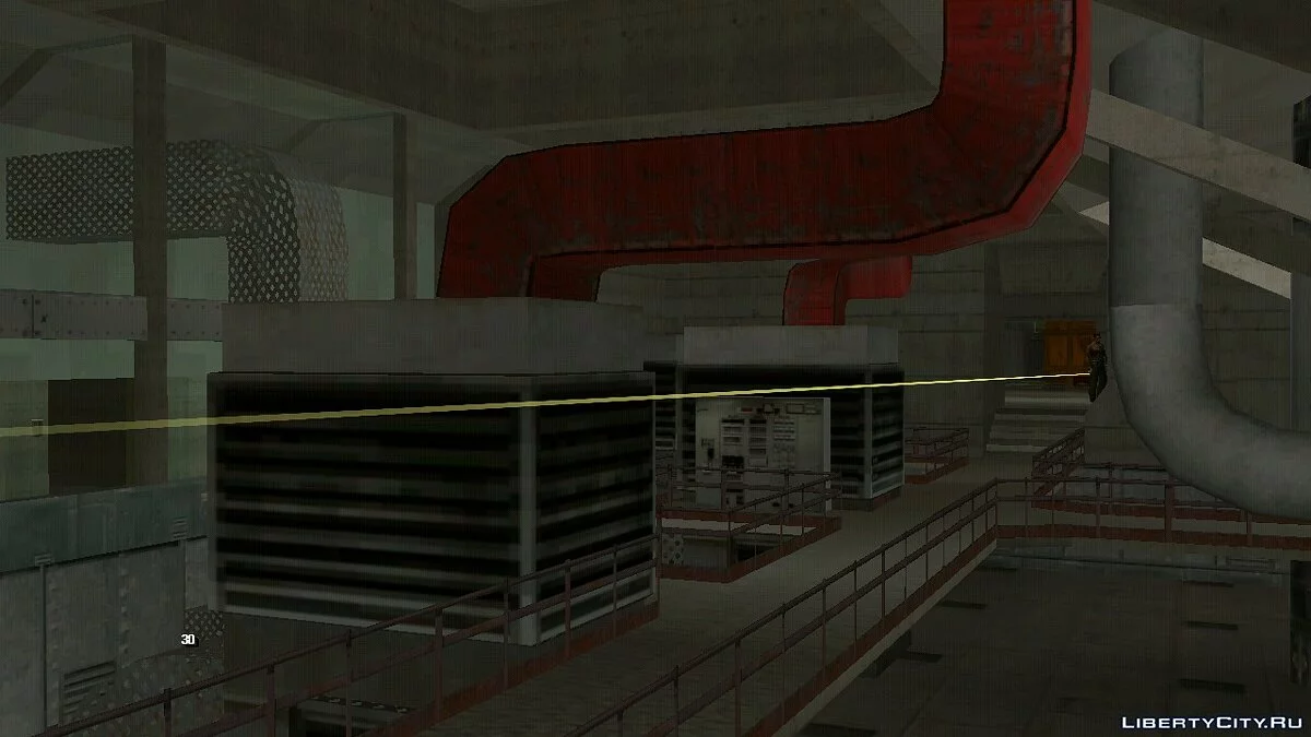 Laser Security System in Area 51 / GTA San Andreas (iOS, Android)