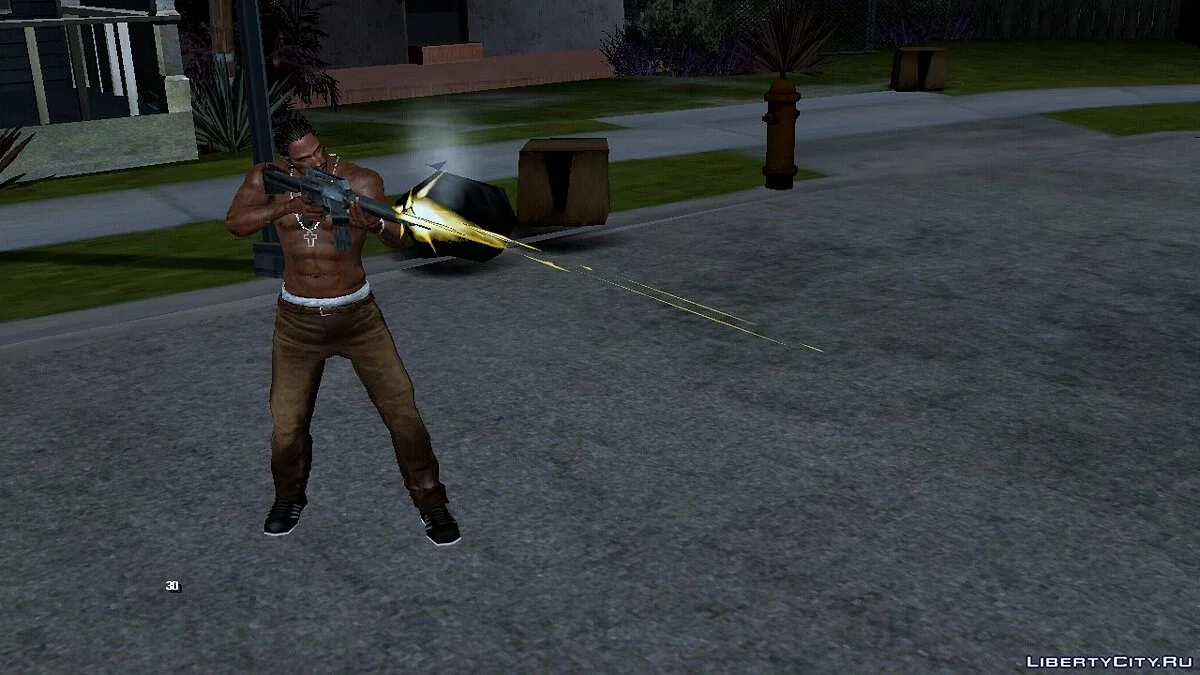 Тремтіння камери під час стрільби / GTA San Andreas (iOS, Android)