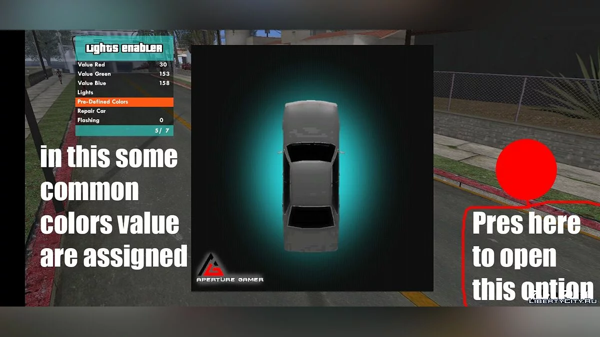 Instalação e configuração de neon / GTA San Andreas (iOS, Android)