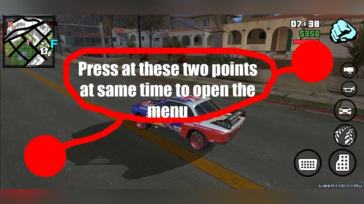 Instalação e configuração de neon / GTA San Andreas (iOS, Android)