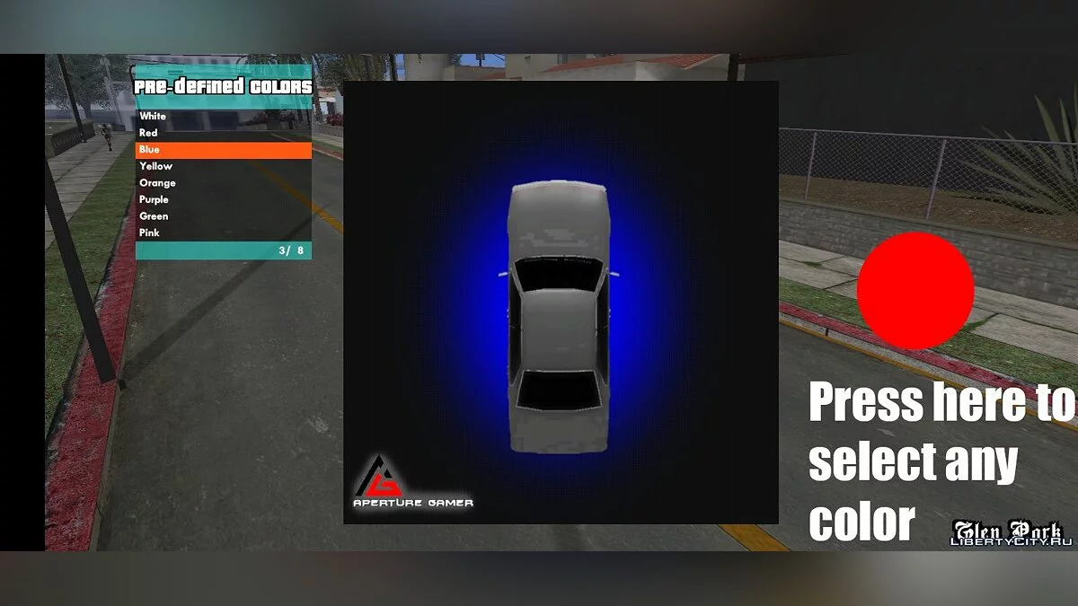 Instalação e configuração de neon / GTA San Andreas (iOS, Android)