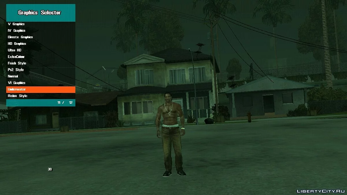 Selector de Gráficos / GTA San Andreas (iOS, Android)