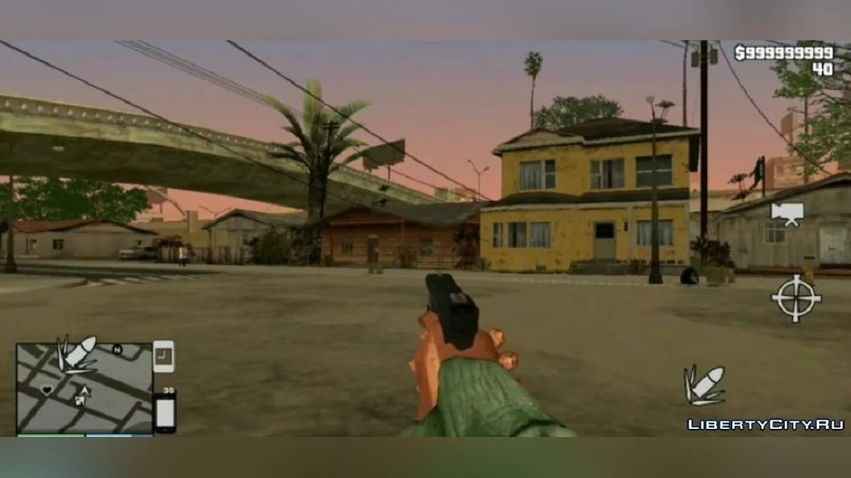 Приціл у стилі GTA 5 / GTA San Andreas (iOS, Android)