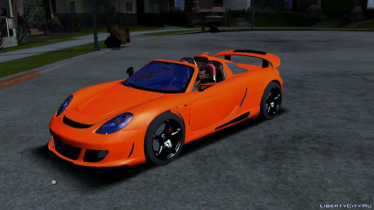 المارة يلاحظون سيارة كارل (كما في GTA 5) / GTA سان أندرياس (iOS، أندرويد)