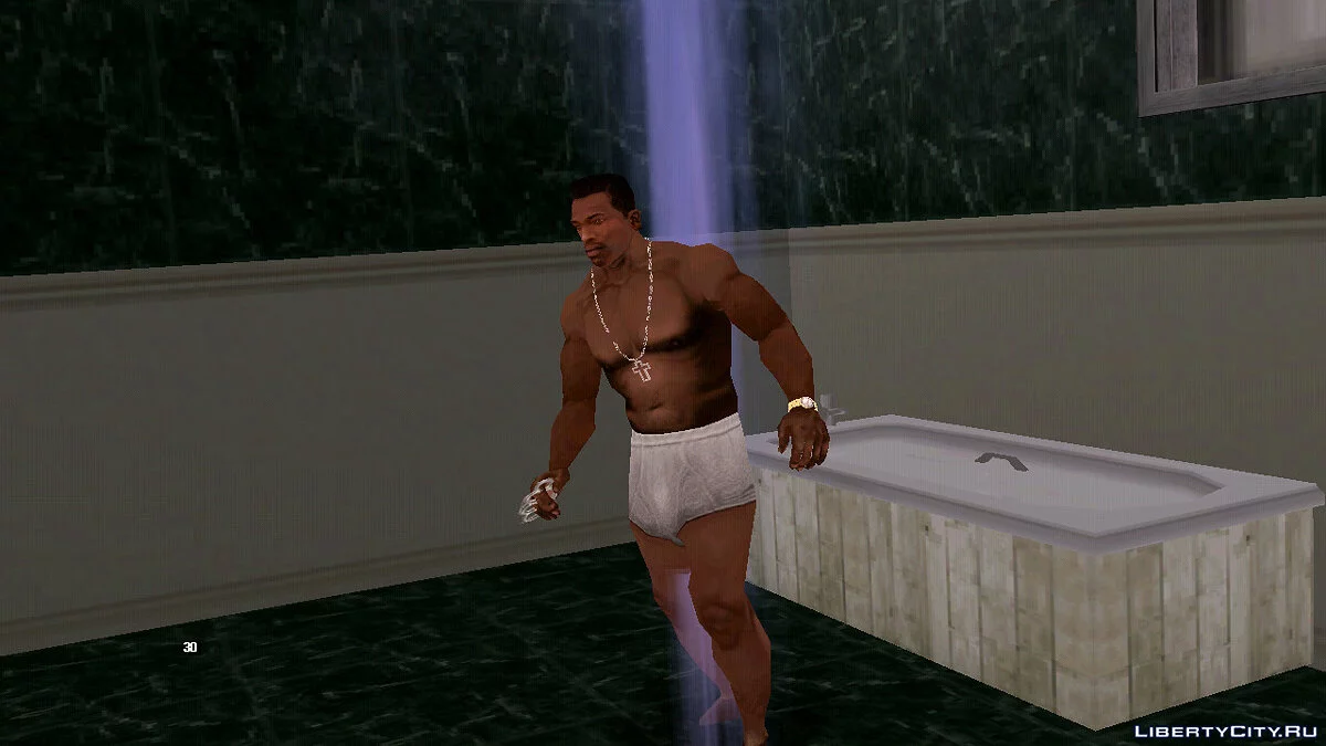 Possibilité de prendre une douche / GTA San Andreas (iOS, Android)