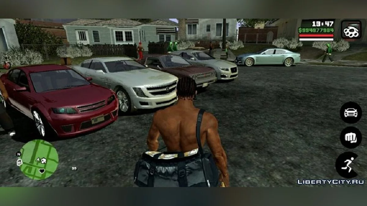 Отражение для автомобилей  / GTA San Andreas (iOS, Android)
