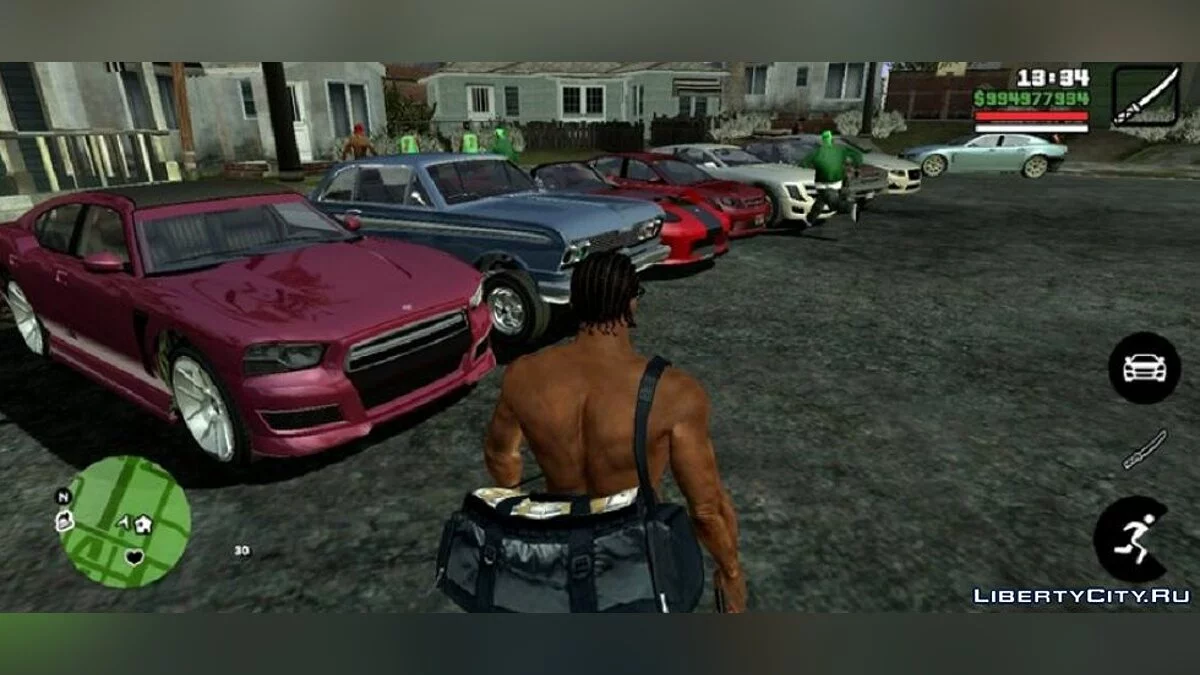 Отражение для автомобилей  / GTA San Andreas (iOS, Android)