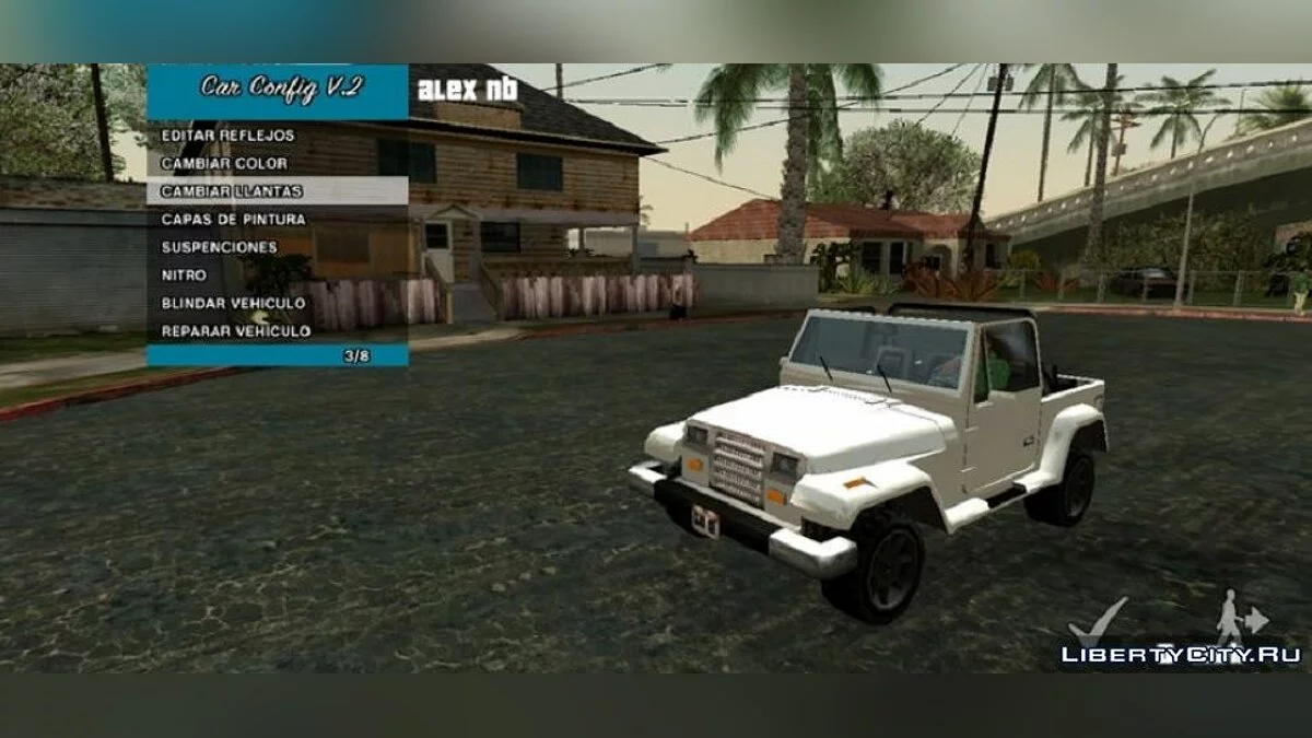 Kemampuan untuk mengatur mobil Anda v2 / GTA San Andreas (iOS, Android)