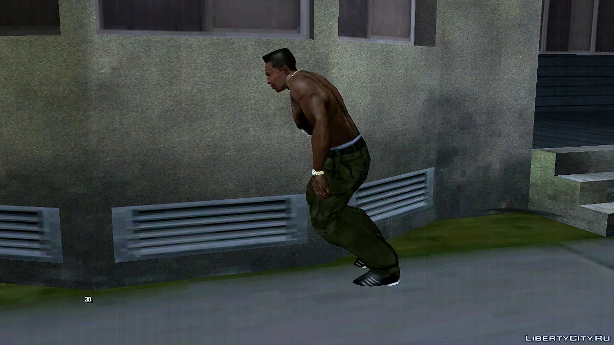 Возможность прислониться к объекту / GTA San Andreas (iOS, Android)