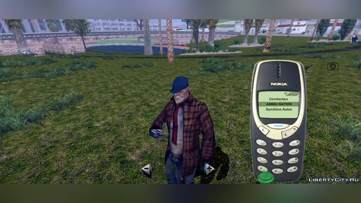 Téléphone fonctionnel style années 90 / GTA San Andreas (iOS, Android)