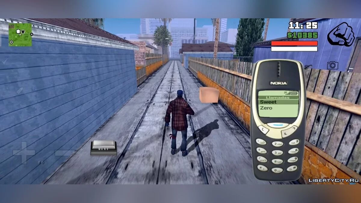 Функциональный телефон в стиле 90x  / GTA San Andreas (iOS, Android)