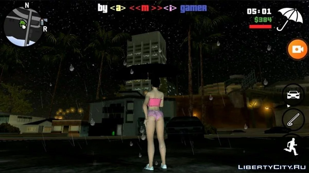 Efek Hujan Realistis v2 / GTA San Andreas (iOS, Android)