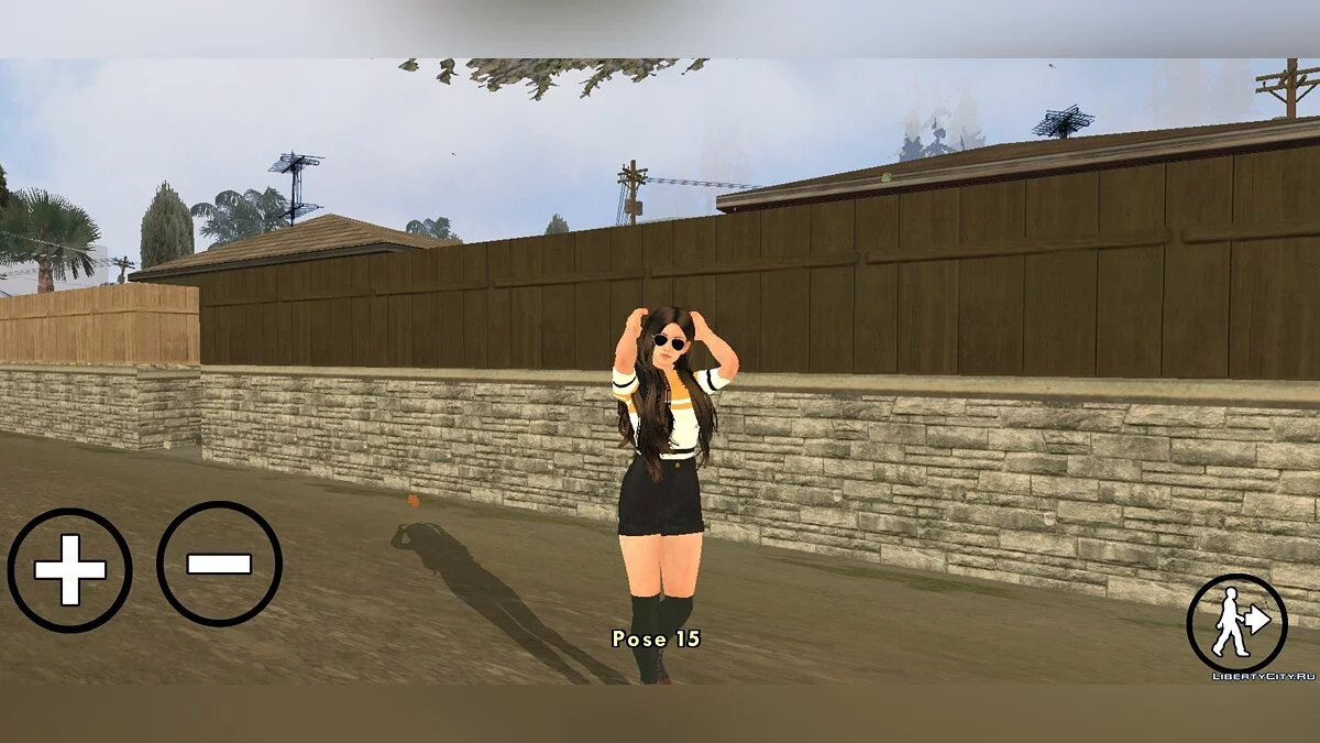 Вибір пози / GTA San Andreas (iOS, Android)