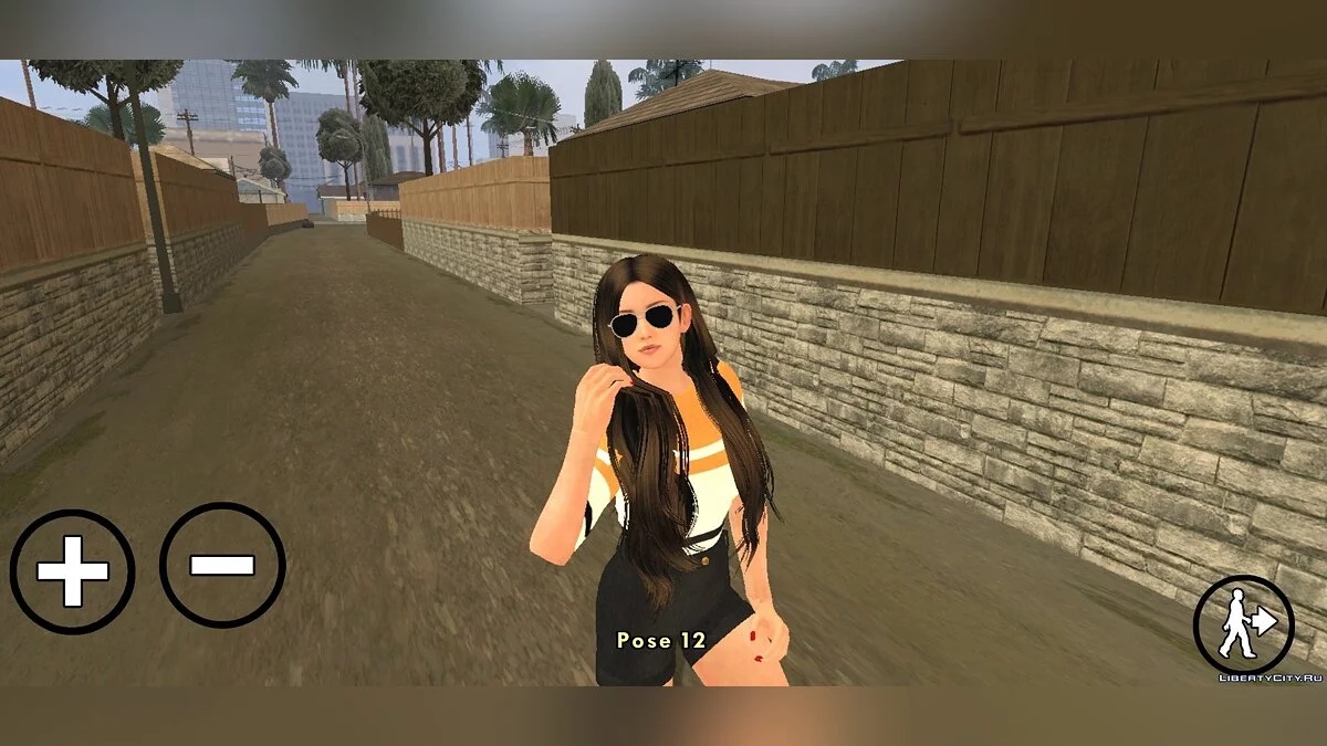 Вибір пози / GTA San Andreas (iOS, Android)