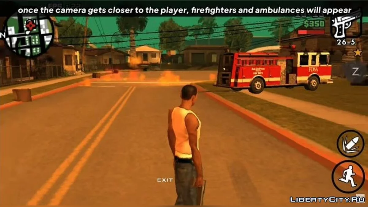 Fix of fire and ambulance / GTA San Andreas (iOS, Android)