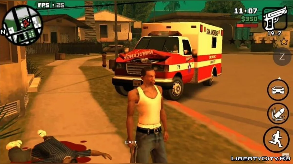 Fix of fire and ambulance / GTA San Andreas (iOS, Android)