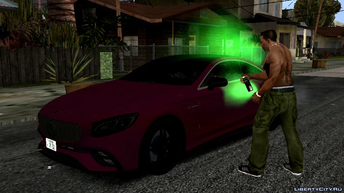 Fahrzeug mit Sprühdose lackieren / GTA San Andreas (iOS, Android)