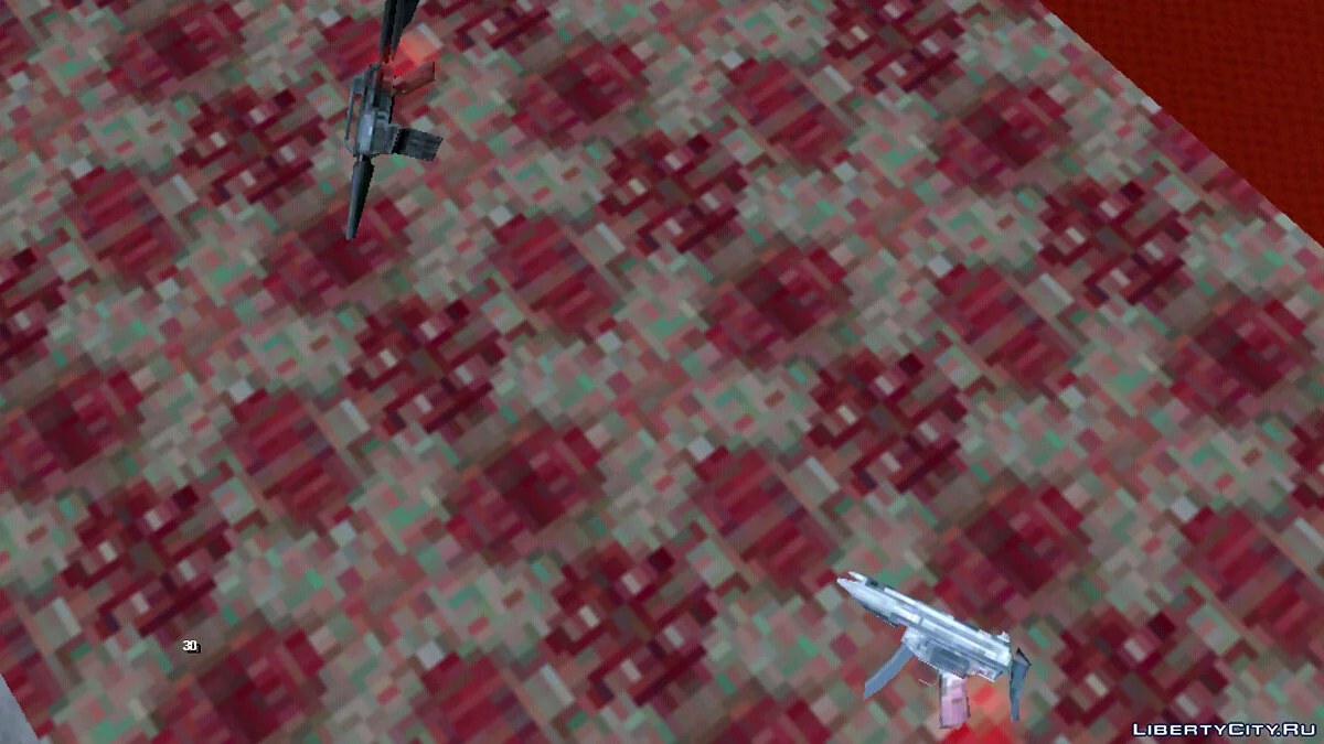 Weapons on the Ground (Like in GTA 5) / GTA San Andreas (iOS, Android)