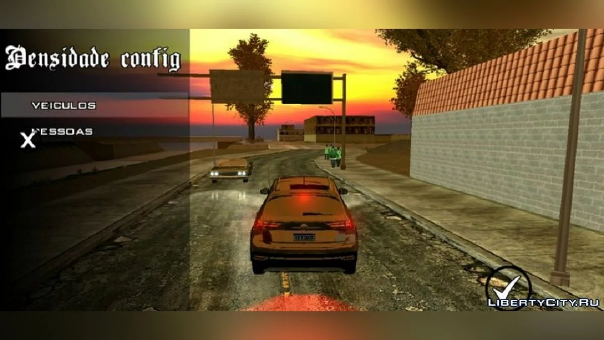 Traffic configuration option / GTA San Andreas (iOS, Android)
