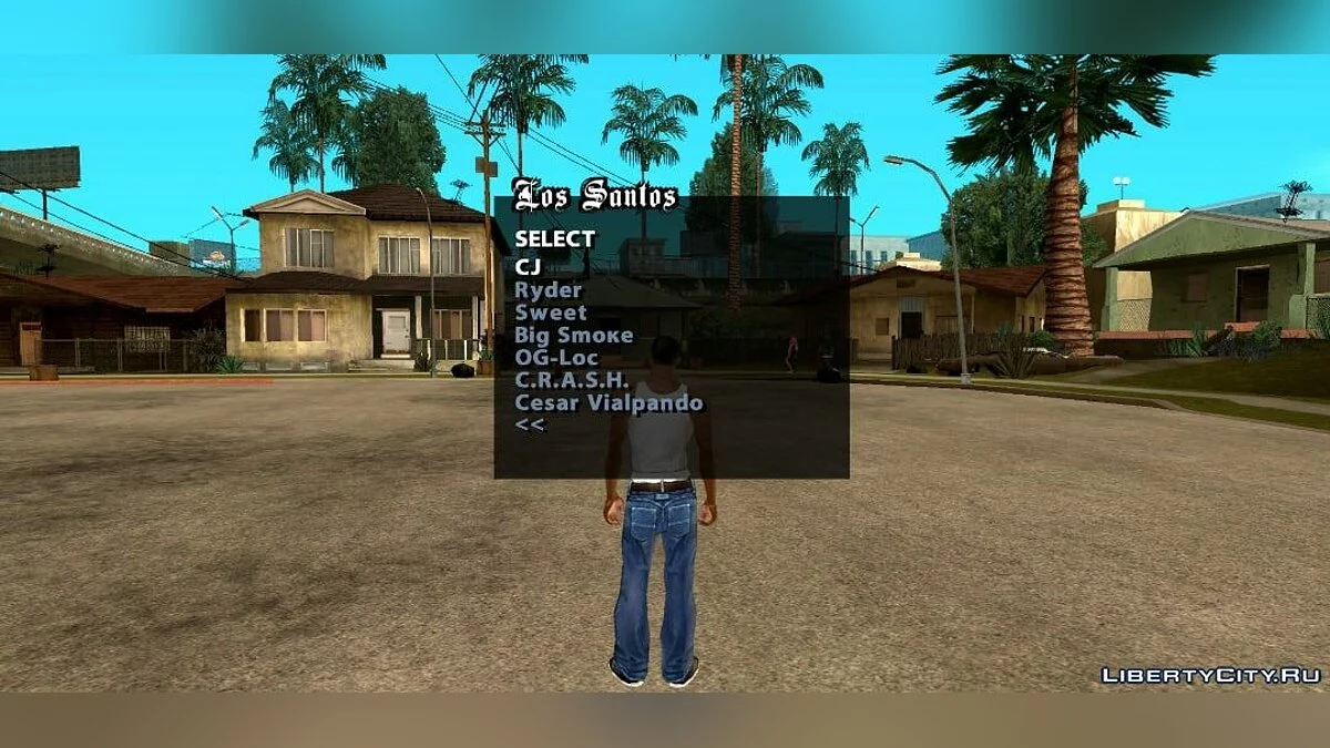 Можливість переглянути будь-яку кат-сцену / GTA San Andreas (iOS, Android)