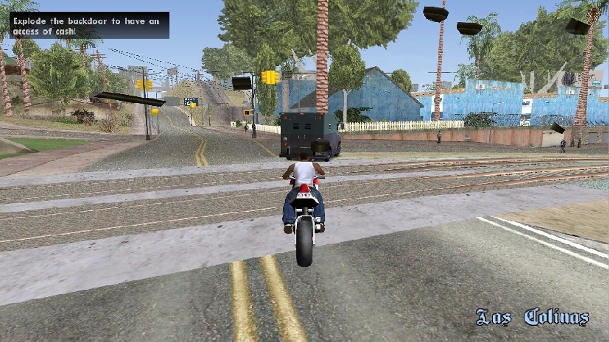 سرقة شاحنة نقل الأموال / GTA سان أندرياس (iOS، أندرويد)