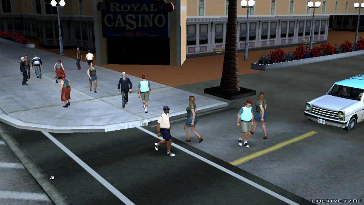Increase traffic and passers-by / GTA San Andreas (iOS, Android)