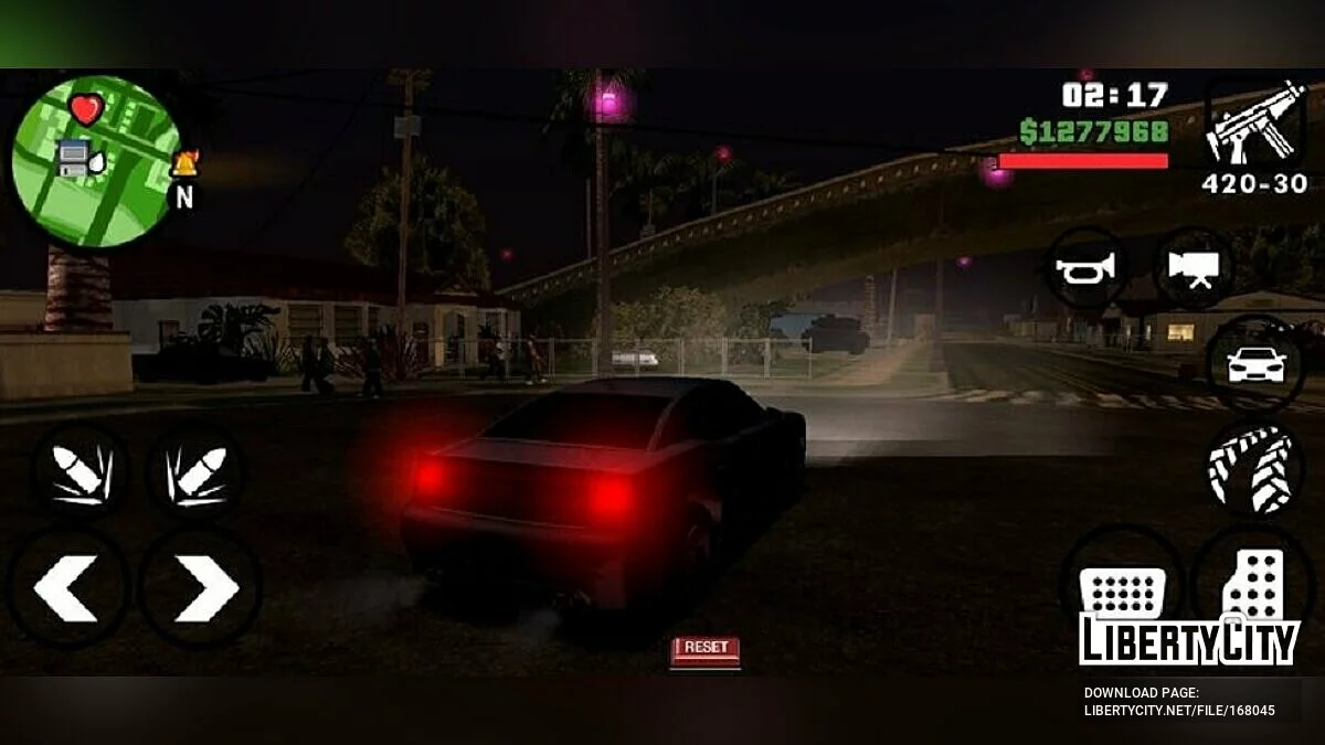 3D ліхтарі / GTA San Andreas (iOS, Android)