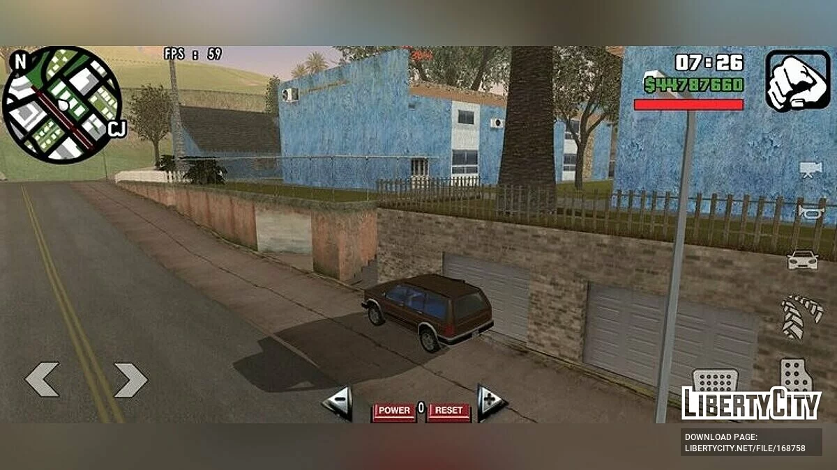 Emergency headlights / GTA San Andreas (iOS, Android)